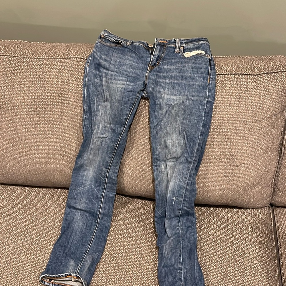 Slightly distressed Ralph Lauren jeans